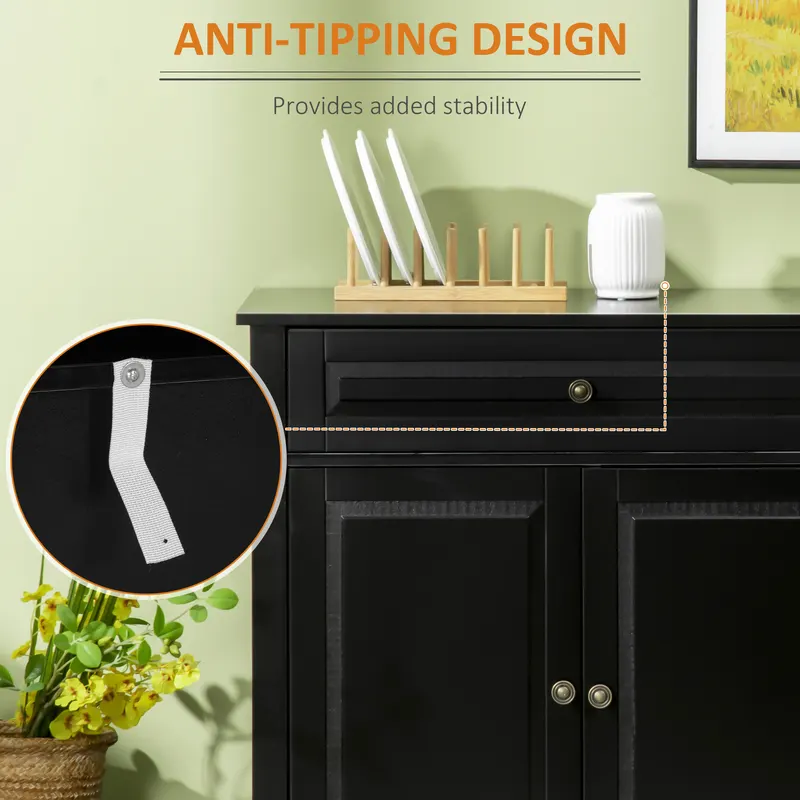 Sideboard Buffet Cabinet — Modern Accent Cabinet with 2 Drawers — photo 3