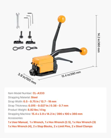 Banding Strapping Kit β Heavy Duty A3 Steel Banding Sealer Tool