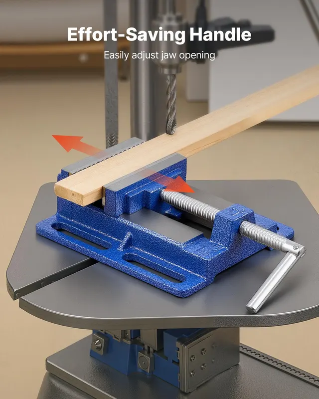 Drill Press Vise — 6 Inch Jaw Width — photo 5