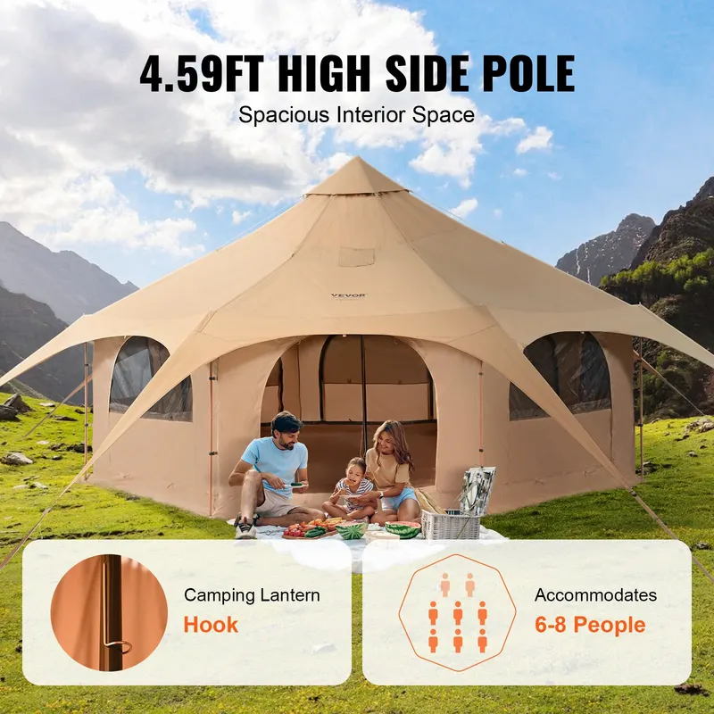 Canvas Tent β 4 Seasons 5 M/16.4 Ft Bell Tent β photo 3