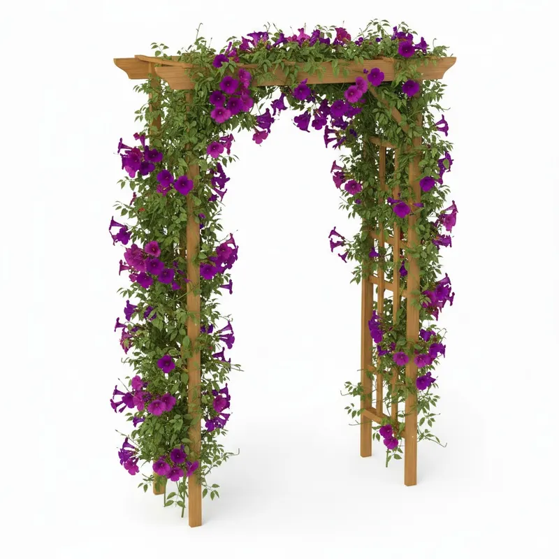 Wooden Arbor — Wedding Arch for Ceremony — photo 2