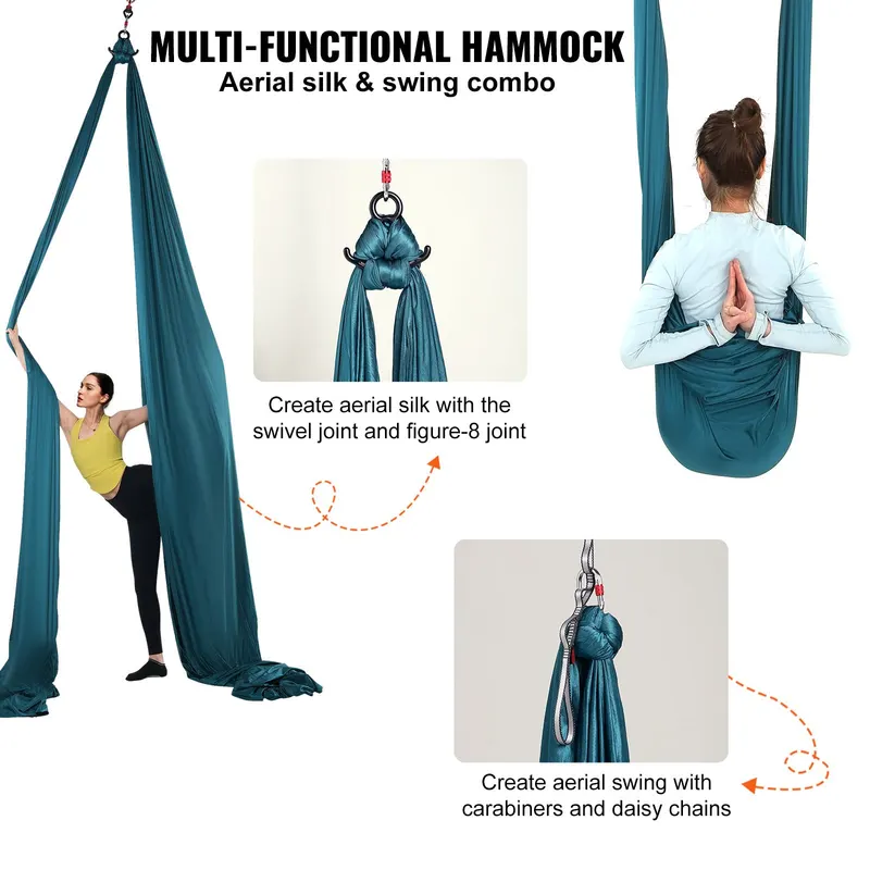 Aerial Silk & Yoga Swing — 8.7 Yards — photo 2