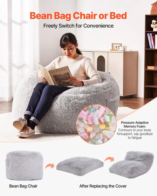 Bean Bag Bed Chair β Convertible Chair From Beanbag to Lounge β photo 4