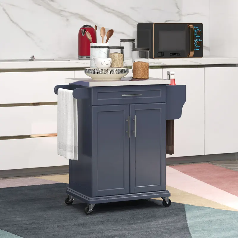 Kitchen Island on Wheels — photo 7
