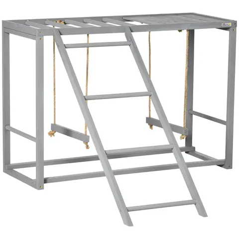 Chicken Activity Game with Swing Set for 3-4 Birds