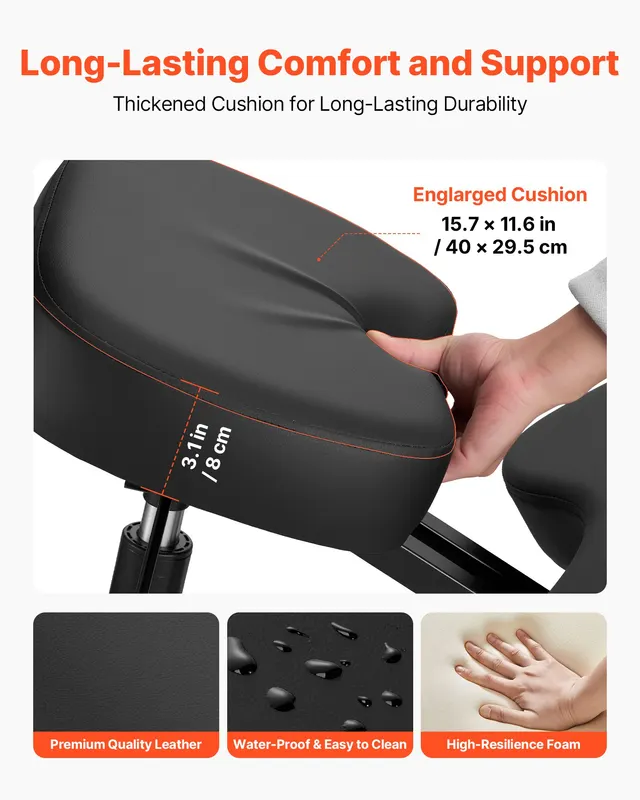 Ergonomic Kneeling Chair with Wheels β photo 5