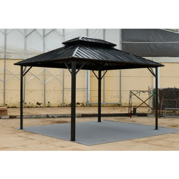 Color Steel Tile Double-roof Pavilion Gazebo — photo 5