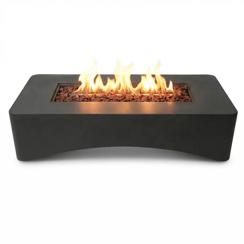 56 Propane Fire Pit Table β Rectangular Outdoor Gas Fire Pit 50 β photo 2