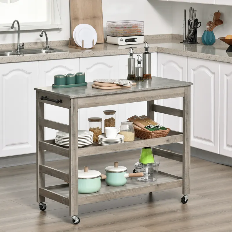 Kitchen Cart β Rolling Kitchen Island Utility Trolley β photo 4