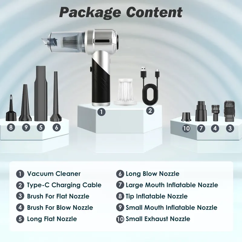 Cordless Car Vacuum Cleaner Portable Handheld Vacuum — photo 6