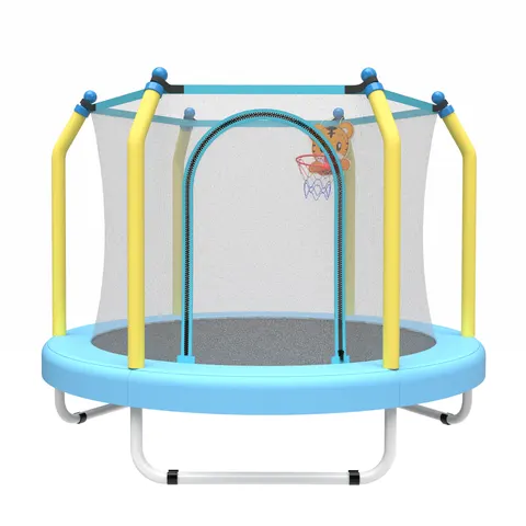 55-inch Trampoline for Kids Indoor & Outdoor Small Toddler