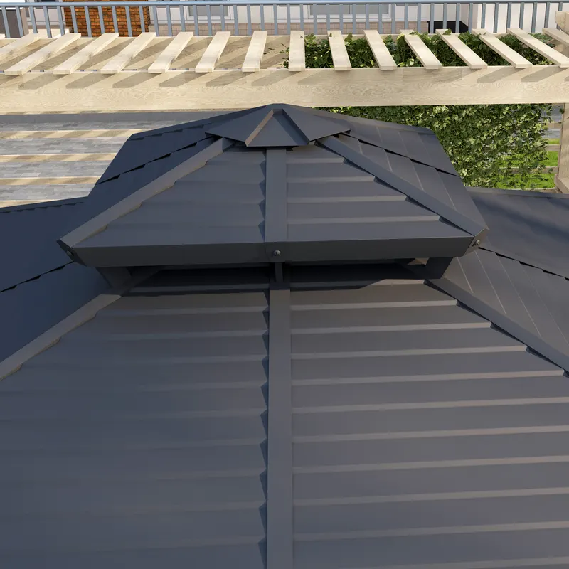 Hardtop Gazebo with Aluminum Frame — photo 5