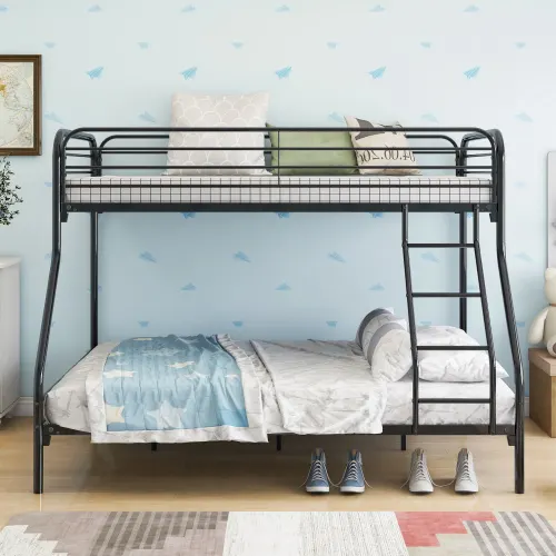 Twin-over-full Metal Bunk Bed — Heavy Duty Bunk Bed — photo 4
