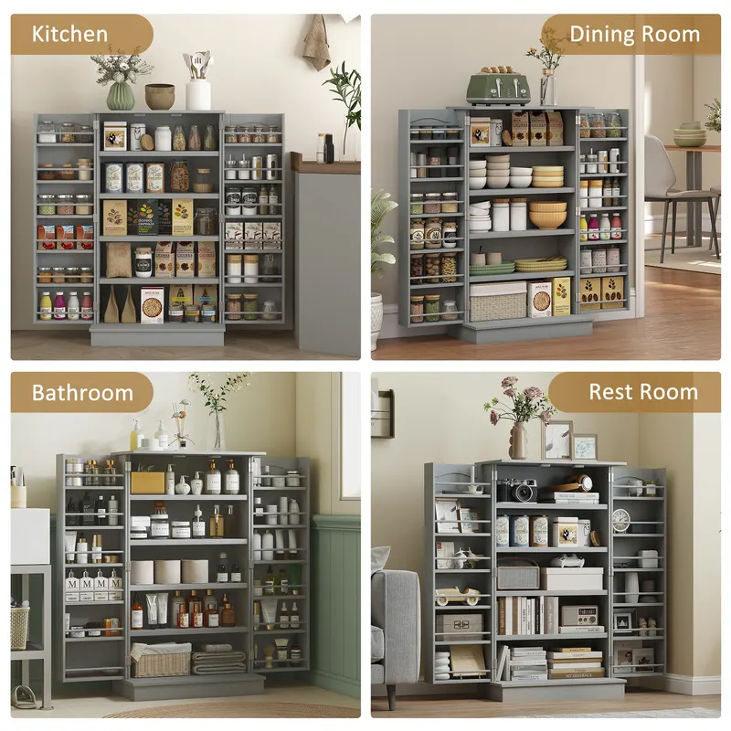 Freestanding Kitchen Pantry Cabinet β photo 7