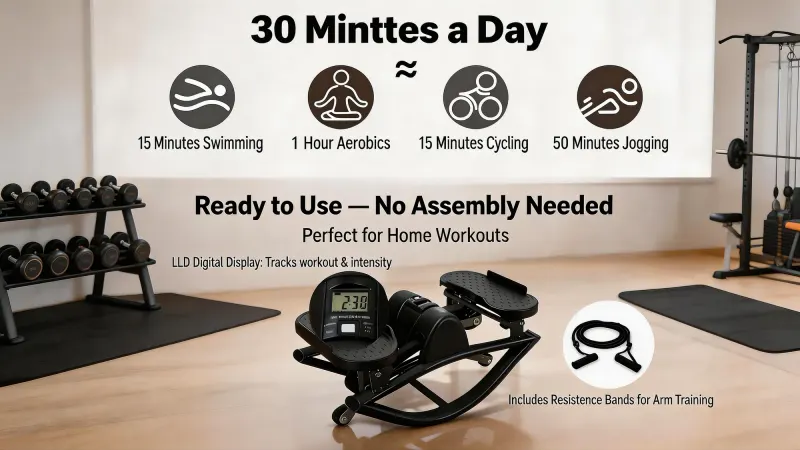 Portable Mini Stair Stepper for Home Workout β photo 8