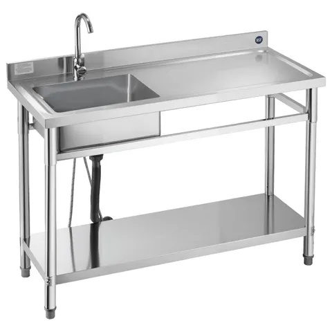 Stainless Steel Utility Sink β Free Standing Single Bowl