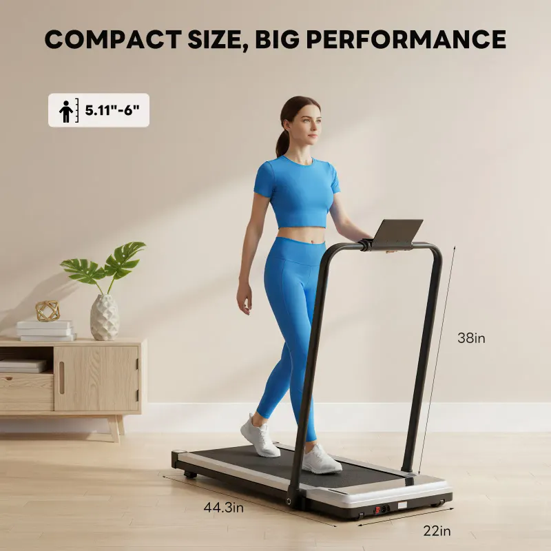 Compact Armless Treadmill — Quiet Under Desk Walking Pad — photo 7