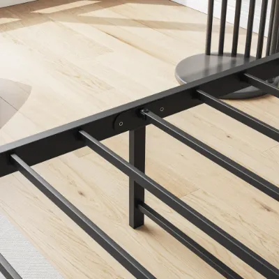 Twin Size Bed Frame β Storage Headboard with Charging Station β photo 3
