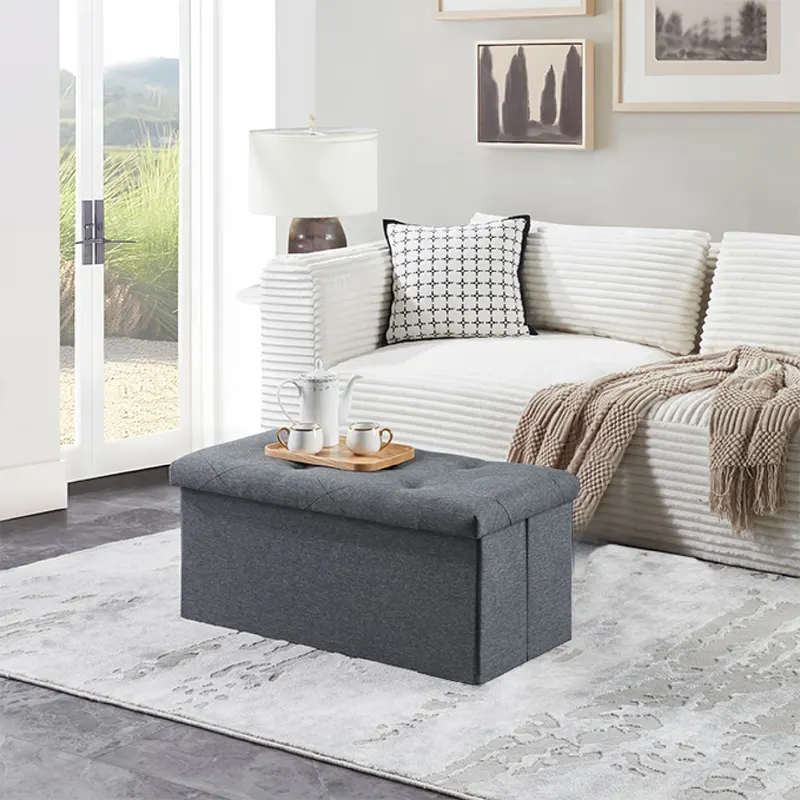 Folding Storage Ottoman Bench β Ottoman Foot Rest